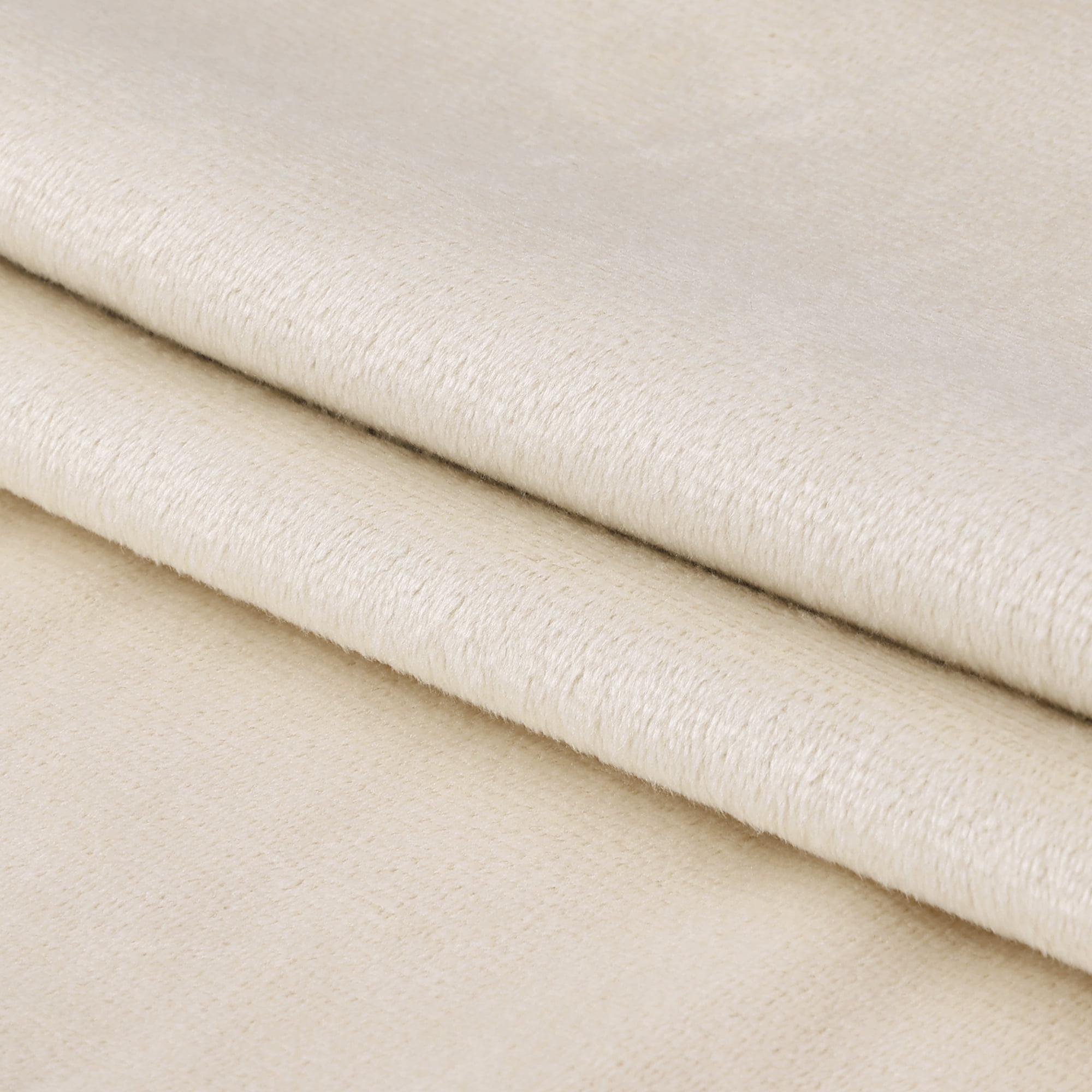 Unique Bargains Envelope Closure Durable Velvet Pillowcases (2 Count) Beige Pink Queen