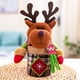 thumbnail image 5 of Medias navideñas de terciopelo con bordado dorado y detalles de lentejuelas | Medias navideñas de punto personalizadas con bolsillo oculto y puño de piel sintética | Bordado de nombre personalizado, 5 of 5