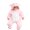 Pink Pig, variant on Sunisery Newborn Infant Baby Bodysuit Snowsuit Warm Coats Animal Hooded Jumpsuit Romper Fall Winter Outfits