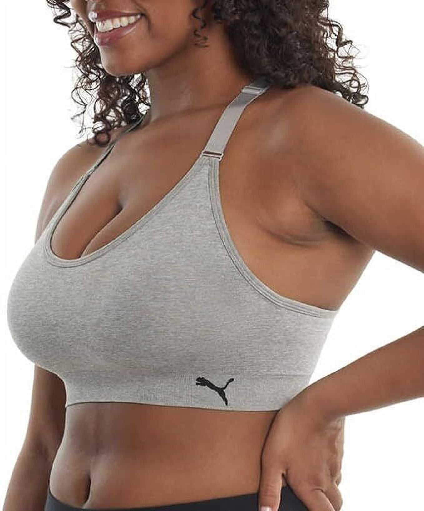 NEW!! Puma Women's 3-Pack Removable Cups Racerback Sports Bras Variety #60E  – IBBY