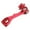 Red, variant on FUTUREORYY 1Set Brake Rocker Arm Aluminum Alloy Rear Brake Motorbike Accessory Solid Color Design