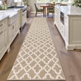 thumbnail image 3 of Yamaziot 2.7'x12' Runners Rug for Long Hallways, Runners Rugs for Floor Mat, Non Slip Washable Beige Rug Carpet, 3 of 7