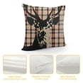 thumbnail image 4 of Christmas Decorative Throw Pillow Cover, Red Black Check Home Farmhouse Decoration Decor for Sofa Couch, 4 of 5