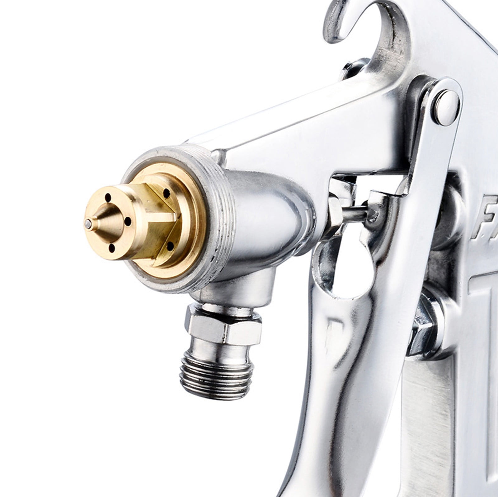 Snmubt Paint Sprayer, HVLP Gravity Feed Air Spray Gun, Air Spray Gun Kit with 1.4/1.7/2.0/2.5mm Adjustable Nozzle and 400ml Aluminum Cup, Suitable for Car Primer, Furniture, Wall Surface Painting