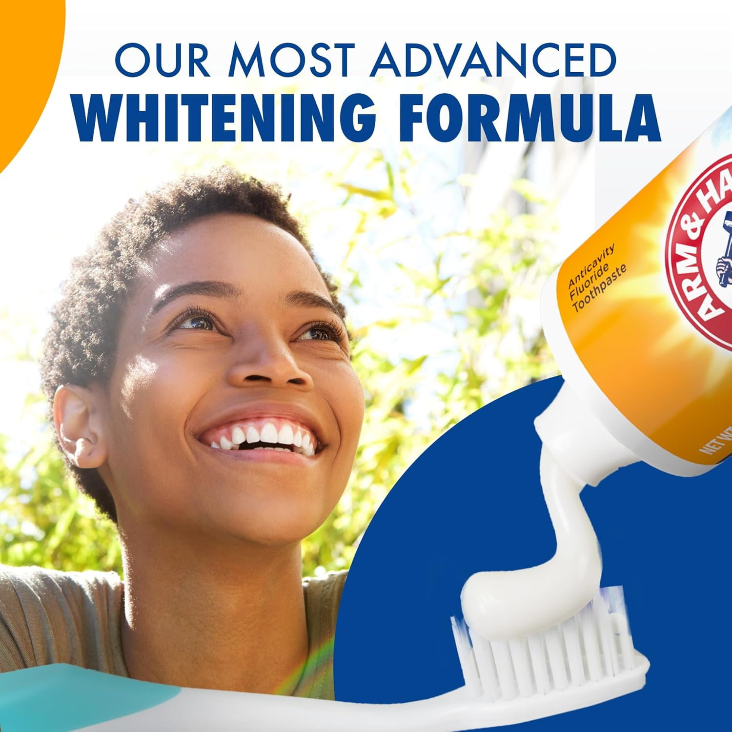 Arm and Hammer Advance White Toothpaste Clean Mint Stain Defense Technology Anticavity Fluoride Toothpaste 6 oz (Pack of 4)