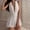 White, variant on Rove Studio Women’s Lace Waist Mesh Nightgown, Halter Neck V-Neck Lingerie Slip Dress, Soft Flowy Sleepwear Loungewear For Women Red One Size