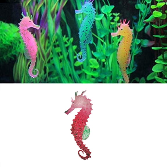 Goowood Luminous Artificial Ornament Aquarium Decor Fish Tank Accessories Realistic Silicone Glow Decoration for Underwater Scene
