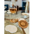 thumbnail image 6 of Drew Derose Designs  wooden coaster with corded insert(set of 4) 4x2.25”, 6 of 6