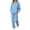 Sky Blue, variant on Unir Daily Wear Lined Hoodie Two Piece Set, Resistant Polyester Sweatshirt & Wide Leg Pants Anti-Pilling Casual Tracksuit S-XXXL True To Size