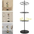 thumbnail image 3 of 3-Tier Rotatable Round Garment Rack Underwear Display Stands Round Clothing Rack Boutique Clothing Rack Black Retail Clothing Rack for Underwear Shorts Scarf, 3 of 18
