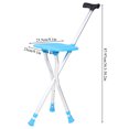 thumbnail image 4 of Ayuda Para Caminar, Silla Con Muletas, Andador Con Trípode De Metal Para Caminar Con Asiento Para Viajar Para Caminar Al Aire Libre OTVIAP crutch, 4 of 8