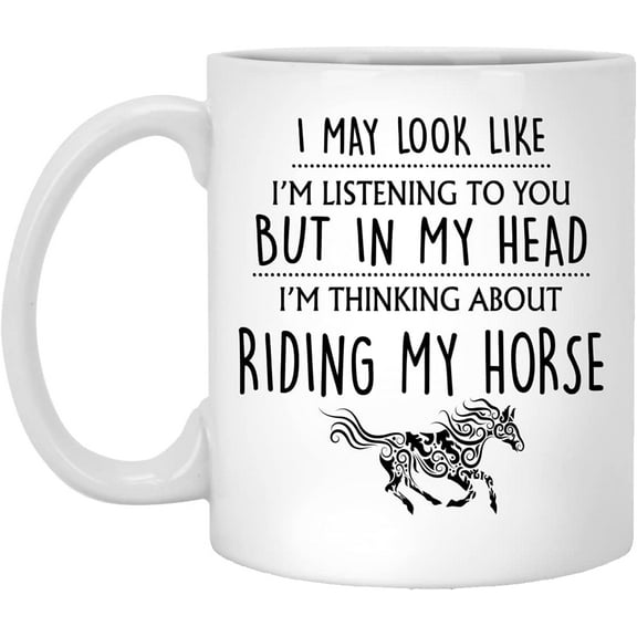 Horse Gift, Horse Mug, Funny Horse Riding Gifts, Horse Rider Gifts For Women, Her, Riders, Men, Gifts For Horse Lovers, Riding My Horse Mug 11oz