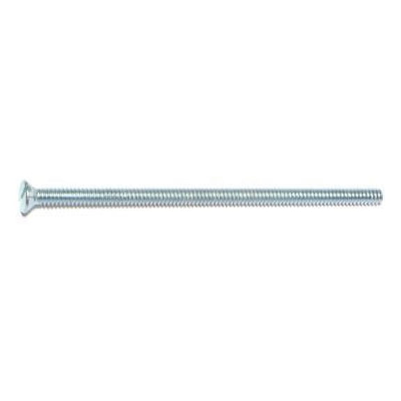#6-32 x 3" Zinc Slotted Flat Head Machine Screws MSCFS-156 (20 pcs.)