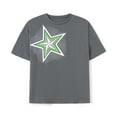 thumbnail image 3 of Yunliwuli Women T-shirt, Crew Neck Short Sleeve Star Print Loose Summer Tops for Casual Daily, 3 of 9