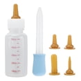 thumbnail image 3 of Pet Nursing , Convenient Practical Clear Scale Line Easy To Carry Small Pet Nurser Bottle  For Feeding Brown + Blue, 3 of 8