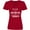 Red, variant on My Aunt is a Firefighter and a Hero Women's V-Neck T-Shirt