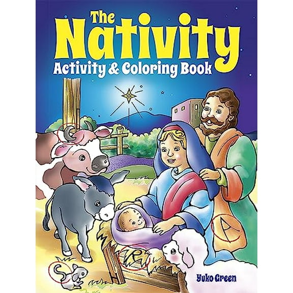 Pre-Owned The Nativity Activity and Coloring Book (Dover Holiday Coloring Book) Paperback