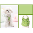 thumbnail image 4 of Ropa para perros Bufanda con estampado floral Chaleco para perros Ropa para mascotas Trajes para cachorros pequeños Yorkshire Perro Abrigo de verano rejilla verde (2XL) JM, 4 of 5