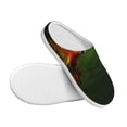 thumbnail image 3 of Lsque Hybrid Parrot in the Forest Pattern Womens Comfort Cotton on Scuff With Memory Foam and Anti-skid Sole Slipper-42/43, 3 of 7
