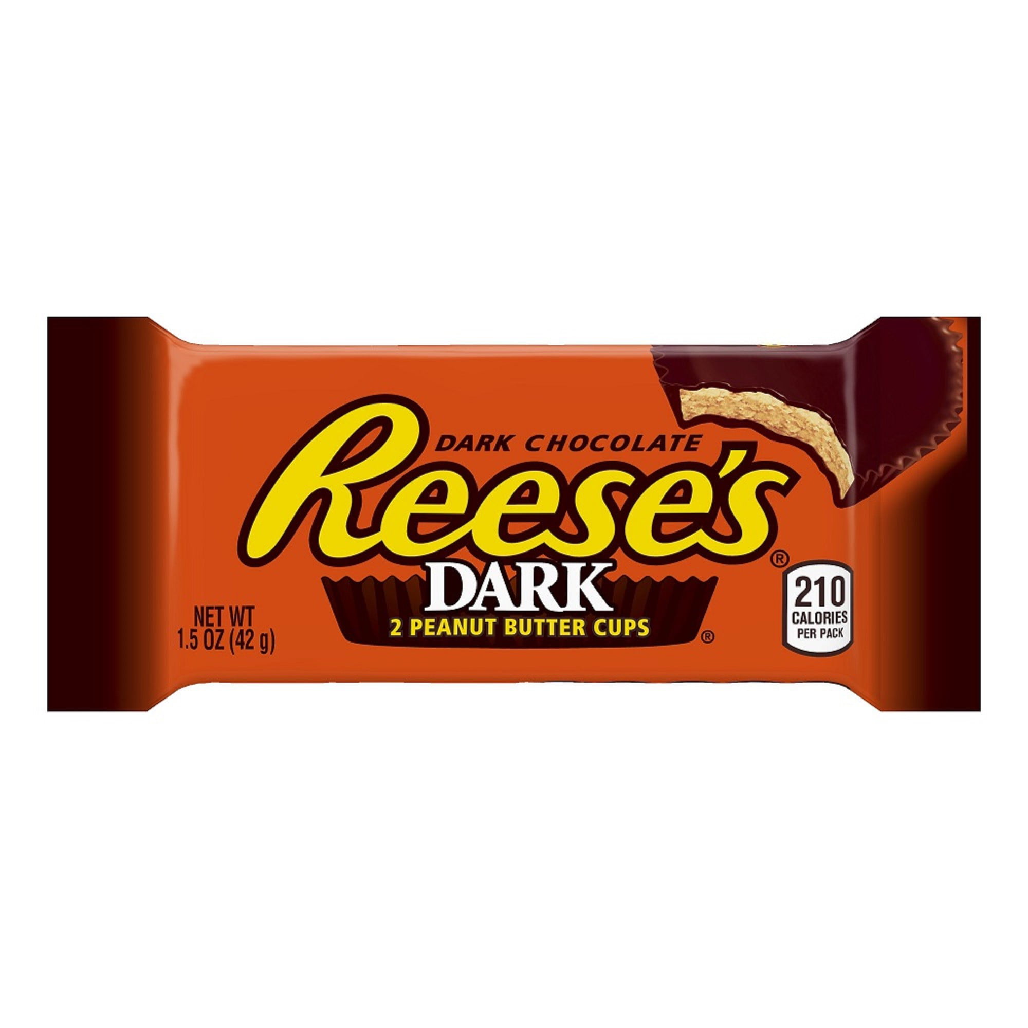 Reese's Peanut Butter Cups, Dark Chocolate, 1.5 Oz - Walmart.com