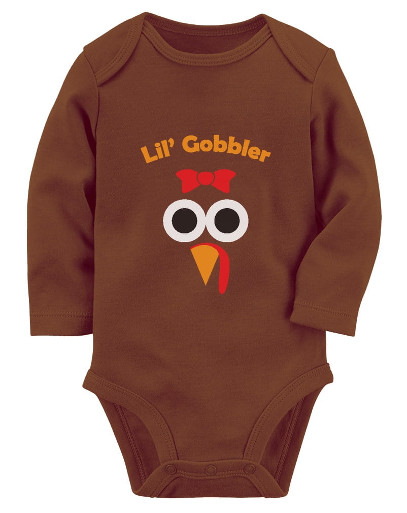 brown orange Baby Thanksgiving bodysuit toddler shirt holiday shirt turkey shirt gobble til you wobble toddler fashion unisex shirts
