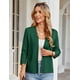 thumbnail image 5 of Chaqueta de punto GRACE KARIN para mujer, frente abierto, manga 3/4, 5 of 6