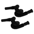 thumbnail image 6 of LHCER 2Pcs Basin Drain Pipe Wash Basin Sink Drain Hose Flexible PVC Water Pipe for Kitchen Bathroom Black, Wash Basin Drain Pipe, 6 of 9