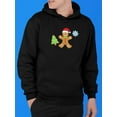 thumbnail image 2 of Gingerbread And Tree Cookie Hoodie Men -SPIdeals Designs, Male 4X-Large, 2 of 4