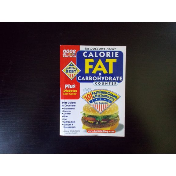Pre-Owned The Doctors Pocket Calorie, Fat & Carbohydrate Counter: Plus 80 Fast Food Chains and Restaurants (2002) Paperback