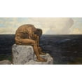 thumbnail image 3 of Alexander Rothaug 18x12 Black Modern Framed Museum Art Print Titled - Odysseus (Longing for Home) (Before 1924), 3 of 5