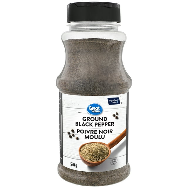 Poivre noir moulu Great Value
