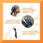 Cantu Satin Scarf, Deco Pattern