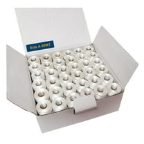 HimaPro 144 White Prewound Bobbin Plastic Sided Size A SA156 - 60 Weight