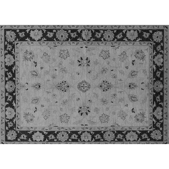 Ahgly Company Indoor Rectangle Oriental Gray Traditional Area Rugs, 2' x 3'