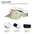 thumbnail image 4 of Xecao Colorful Mustache for Adult Sun Cap offers versatile sun protection with adjustable Velcro for a secure fit., 4 of 8