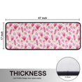 thumbnail image 5 of Kitchen Rugs Sets Of 2,Pioneer Flower Floral Print Pattern Anti Fatigue Kitchen Mat Rugs Non Slip Washable,Decorative Kitchen Floor Mats for Kitchen,Sink,Laundry,17"x47"+17"x47", 5 of 5