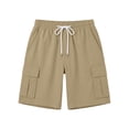 thumbnail image 6 of yillto Women‘s Shorts Summer High Waist Drawstring Cargo Shorts for Women Trendy Loose Sweatshorts, 6 of 7