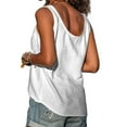 thumbnail image 3 of Fridja Blouse Sans Manches Décontractée à Col en V Boutonnée pour Femmes, 3 of 5