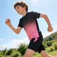 thumbnail image 4 of Adarl Boys Athletic Shorts Set 2 Piece Quick Dry Short Sleeve T-Shirt and Mesh Shorts Soccer Set for Running, Basketball, Football, Tennis, 4 of 7