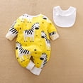 thumbnail image 4 of Unisex Baby Jumpsuit  Bib Set – Soft Cotton with Snap Closures, 4 of 10