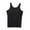 Black, variant on Timegard Womens Tank Tops with Built in Bras Crewneck Sleeveless Comfy Solid Color Casual Basic Tee