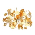 thumbnail image 1 of Earring Stud Base Multi Stainless Steel Accessories Wear Jewelry Making Personality Ear Pins Setting Decorations Wear DIY Jewelry Making Tool Gold 8mm, 1 of 7