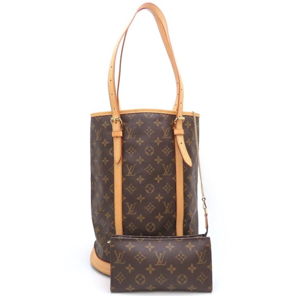 Pre-Owned LOUIS VUITTON Monogram Bucket GM M42236 Tote Bag, Brown, Women's, 352953 (Good)