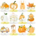 thumbnail image 1 of Juego de centros de mesa Tarklanda en forma de panal de abeja con forma de calabaza y otoño, 12 piezas, 1 of 7