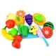 thumbnail image 3 of Juego de cocina de simulación, juego de corte de frutas y verduras, juguetes de simulación 12 piezas, 3 of 9
