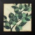 thumbnail image 2 of Goldberger, Jennifer 20x20 Black Modern Framed Museum Art Print Titled - Graphic Leaves I, 2 of 5