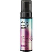b.tan Dark Self Tanner | Disco Candy Tan - Fast, 1 Hour Sunless Tanner Mousse, Candy-Scented, Sweat-Proof & Transfer Resistant, No Fake Tan Smell, No Added Nasties, Vegan, Cruelty Free, 6.7 Fl Oz
