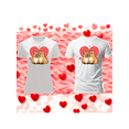thumbnail image 1 of Playera En Duo Para Parejas De Capybara 14 De Febrero San Valentin Color Blanco Talla Mediana Marca Emil SaEs, 1 of 4