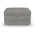 thumbnail image 3 of Flex Gray Storage Ottoman with Performance Fabric, 3 of 11