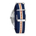 thumbnail image 2 of Caravelle Designed By Bulova Men's Blue/Orange Nylon Strap Watch 43B166, 2 of 3